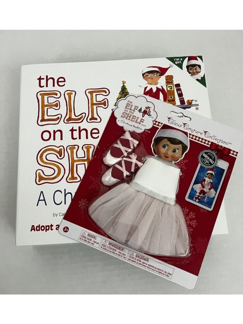 Elf on the Shelf Christmas Tradition Girl Doll Blue Eyes + Twinkle Toes Tutu NEW